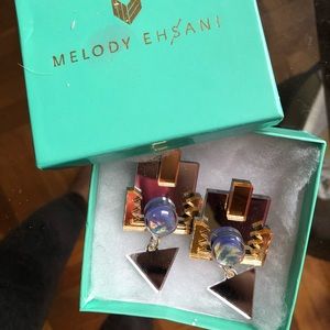 Funky Geometric Earrings from Melody Ehsani